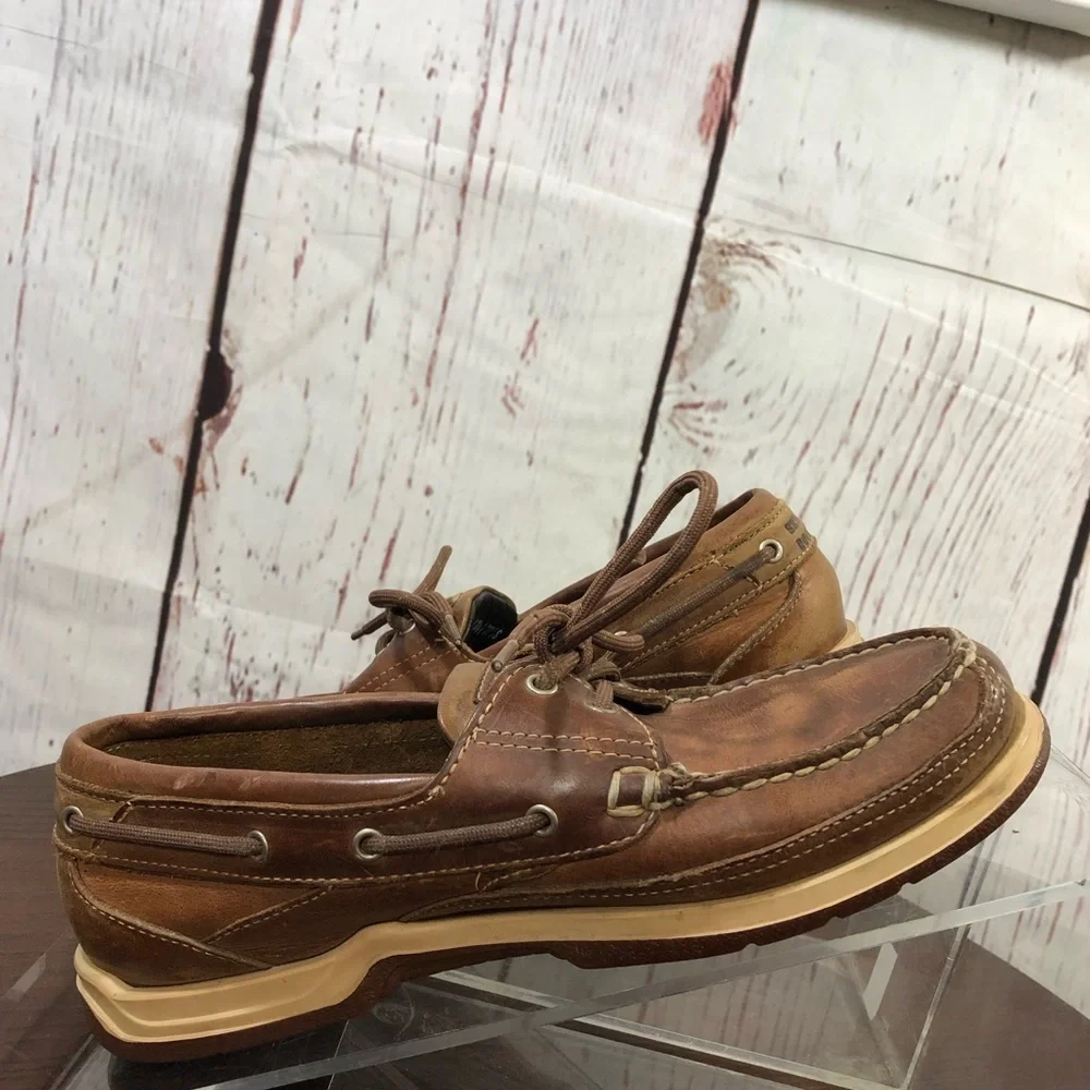 SEBAGO DOCKSIDES Brown Leather Men’s Loafers Size 8.5